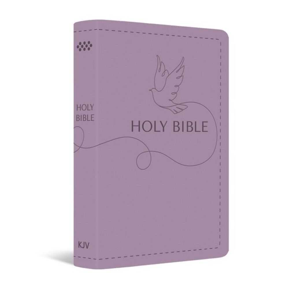 KJV Holy Bible: Deluxe Gift Bible - Lilac Dove: King James Version Bible, Ribbon